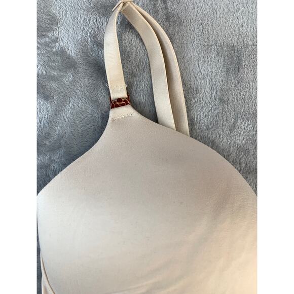 Victoria's Secret No Wire Nursing Bra Lightly Padded Beige Size 34DDD - Picture 6 of 12